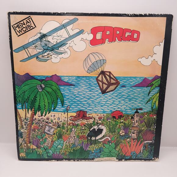 Men At Work Cargo Vinyl Record 1983 - Picture 1 of 6